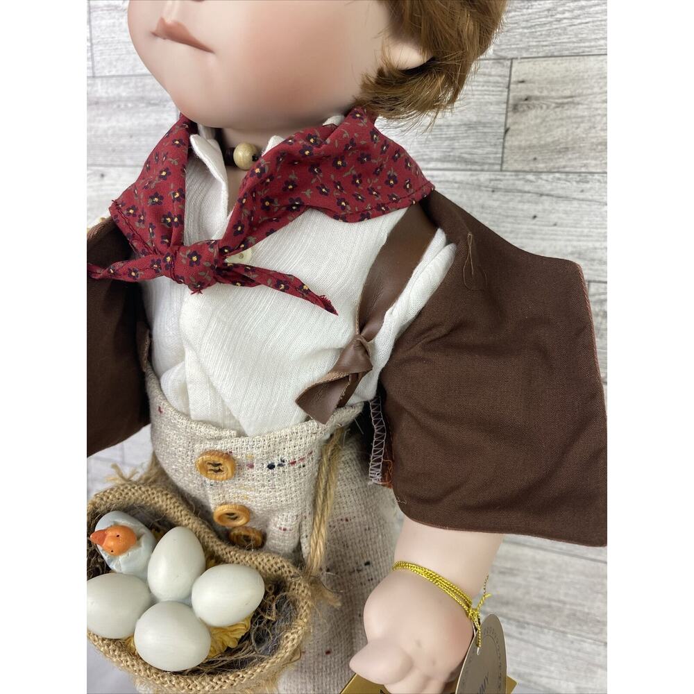 The Prestige Collection JIMMY Doll #0363/3500 Porcelain Original Box COA &Stand - Picture 12 of 15